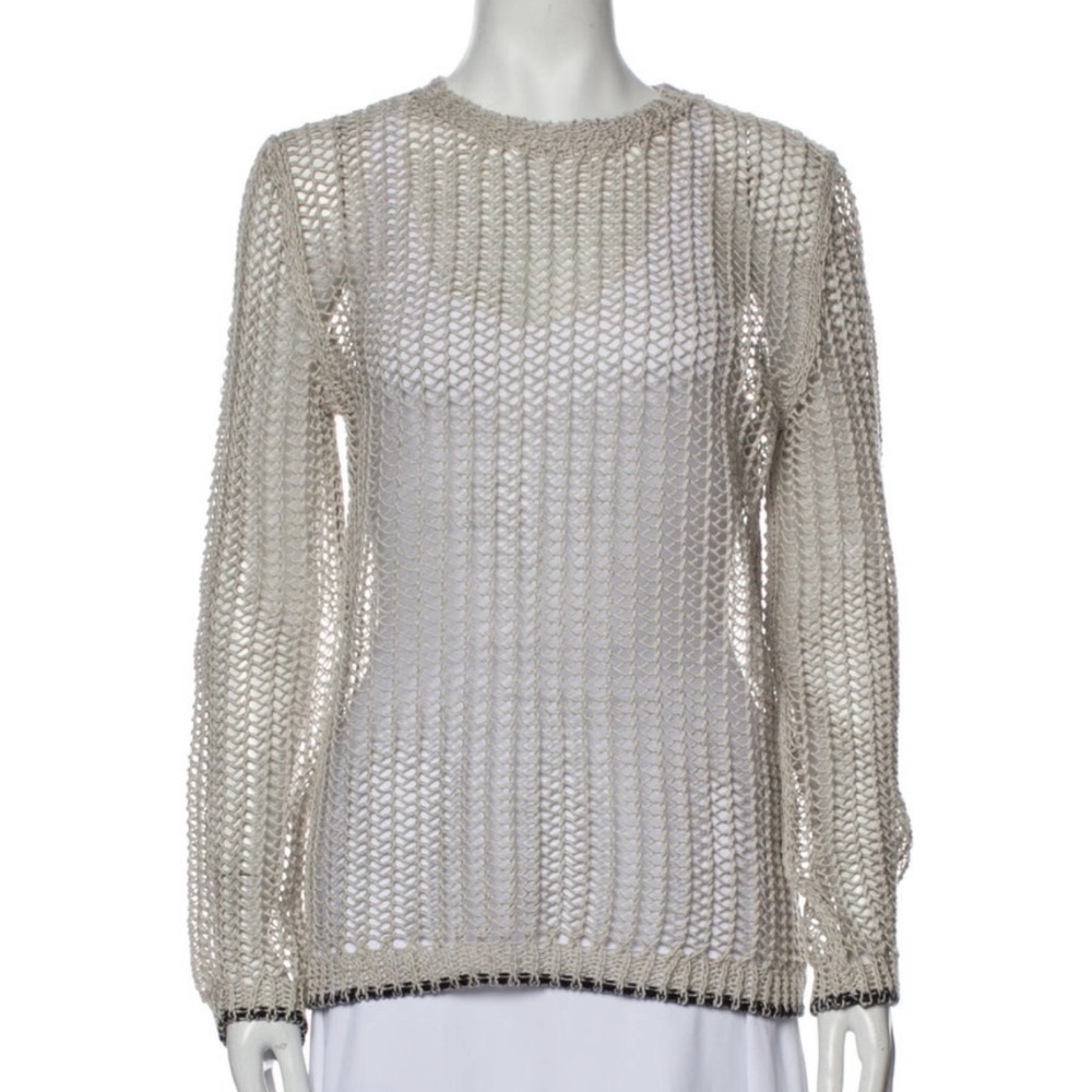 Victoria Beckham Linen Sweater